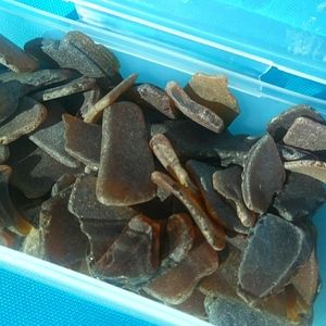 Amber Sea Glass